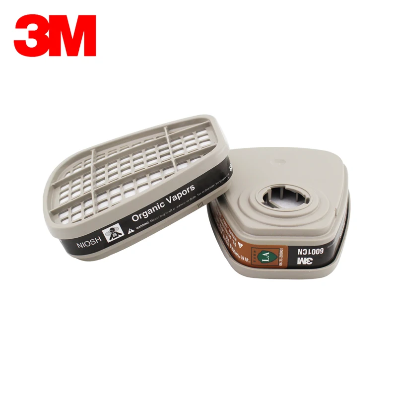 

3M 6001 Original Gas Cartridges Chemical Organic Vapor Cartridge Respiratory Paint Benzene Protection for 6200/6800/7502 Mask