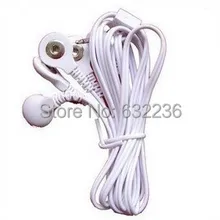 DHL 1000 шт./лот DC2.5MM Кнопка 4 способа электродная проволока/кабель для цифровое терапевтическое оборудование, массажер для похудения