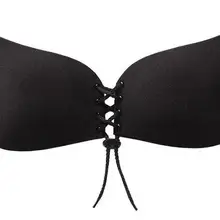 LASPERAL Brabd шнуровка Обнаженная накладки на грудь бюстгальтер женский спандекс бюстгальтер с пуш-ап эффектом нижнее белье аксессуары без бретелек сексуальный бюстгальтер