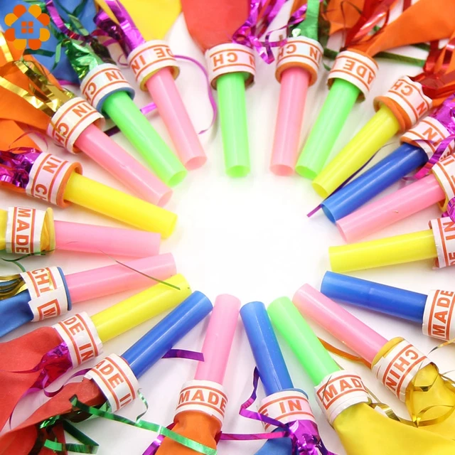 10 pz/set Multicolor Party Blowouts fischietti bambini festa di compleanno  bomboniere decorazione forniture Noice maker giocattoli Goody Bags Pinata -  AliExpress