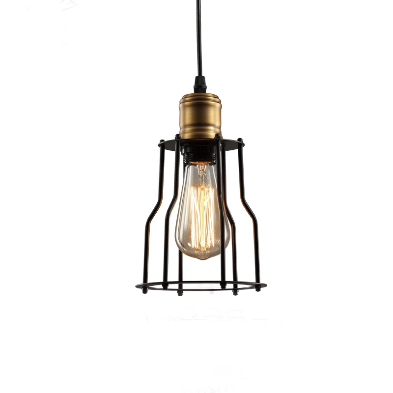 

Small hob droplight rural industrial wind restoring ancient ways American meals hanging bar LED lamps