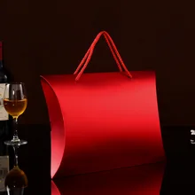 Заказной логотип красная коробка для волос упаковка коробка для наращивания волос упаковка бумажная подушка