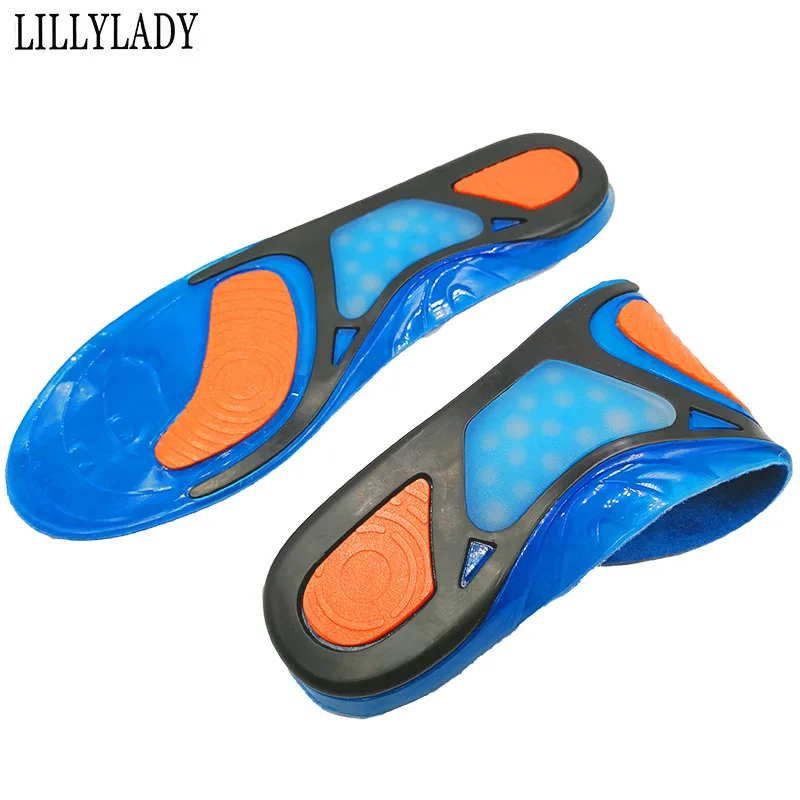 Silicon Gel Insoles Orthotic Foot Care For feet Shoes Sole Sport ...