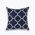 Home Decor Embroidered Cushion Cover Navy/White Pillowcase Canvas Cotton Square Embroidery Pillow Cover 45x45cm 9