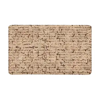 

Old Lettering Indoor Entrance Doormat , Backing Non Slip Door Mat Entrance Rugs Home Decor