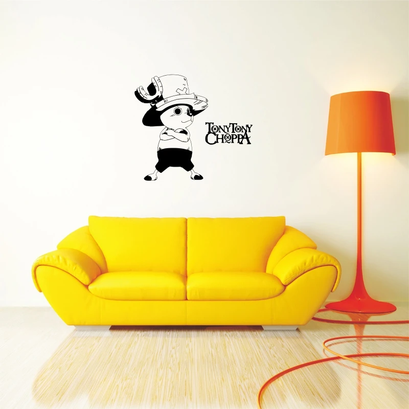 Tony Tony Chopper -WallDecal-comics and animation Sticker Logo Decal  Vinyl Wall Decals Pegatina Quadro Parede Decor Mural  3
