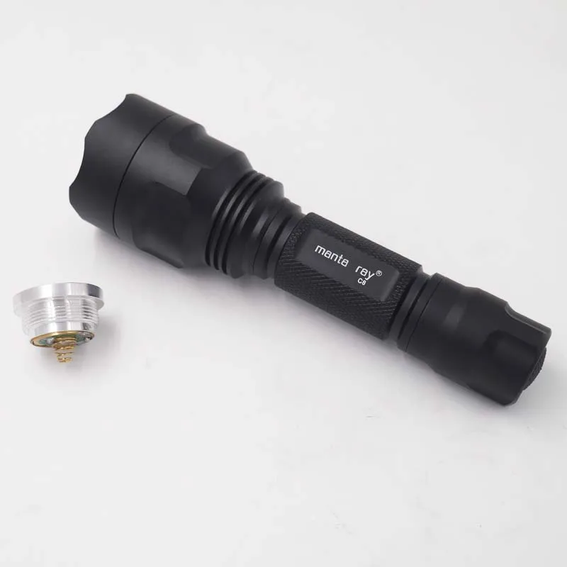 Манта C8 CREE XM-L2 U3 1200 люмен светодиодный Охота фонарик фонарь 1-режим(вкл/выкл) с одиночный режим Дистанционное Давление переключатель