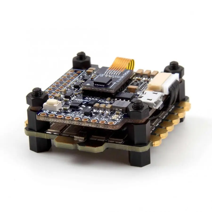 Контроллер полета Holybro Kakute F7 и 65A BL_32 Tekko32F3 металлический 4 в 1 ESC 6S Stack Combo для