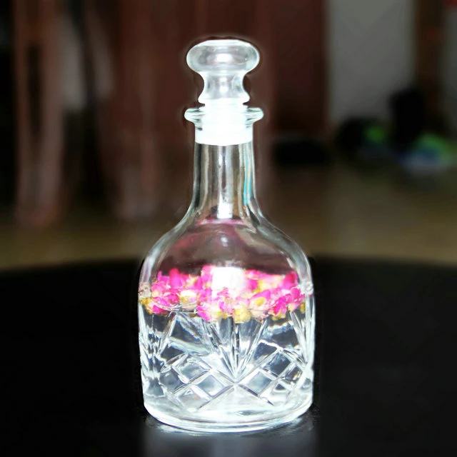 Retro carved bottle The bartender made bottle base Wine bottle Vintage juice bottle 1000ml z
