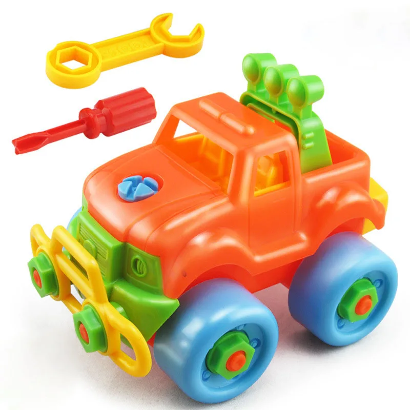 Disassembly Assembly Car Assembling Toys Small Particles Building