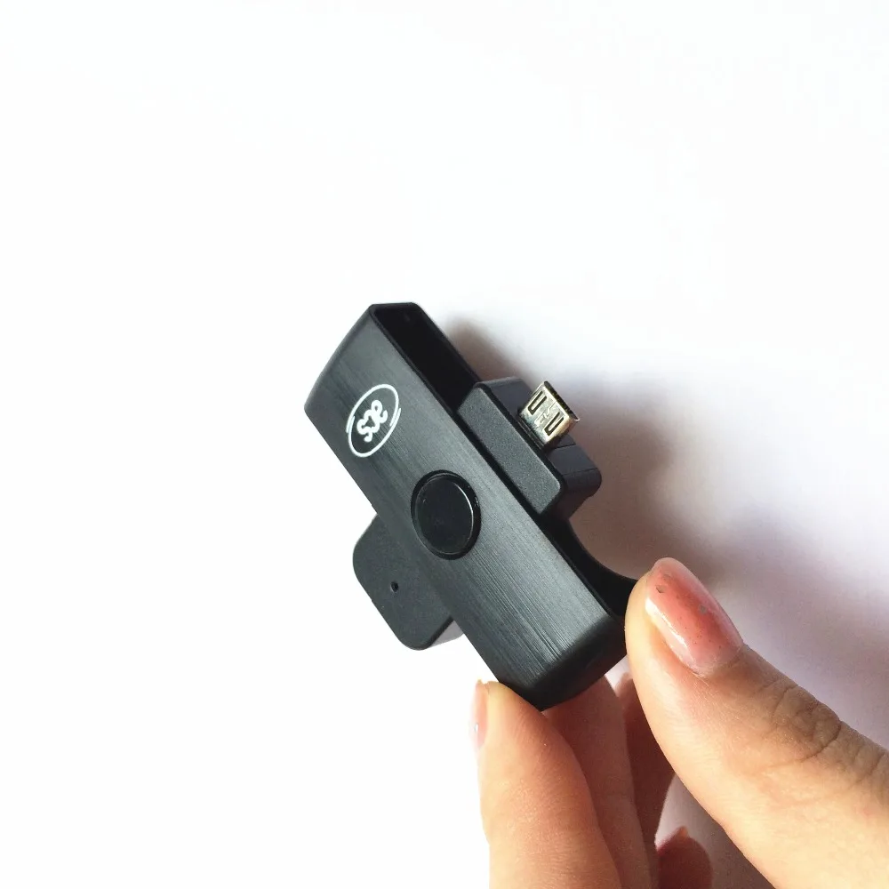 Портативный считыватель смарт карт Micro USB OTG Writer ACR38U ND PocketMate поддержка смартфонов