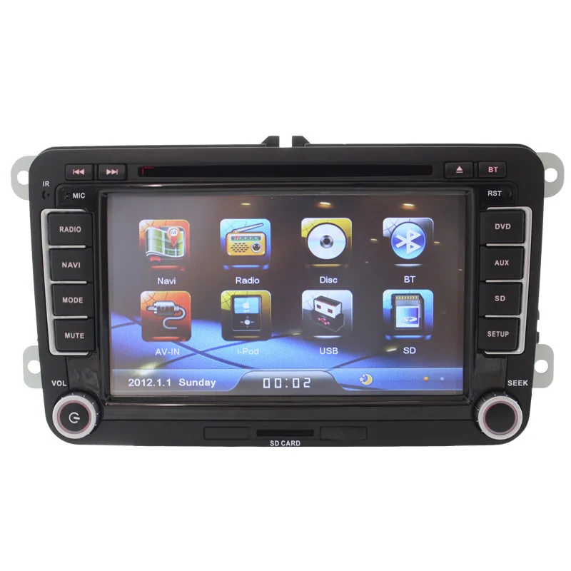 Car DVD Player GPS Navigation For VW Passat B6 Magotan Jetta Touran GOLF Steering Wheel Control