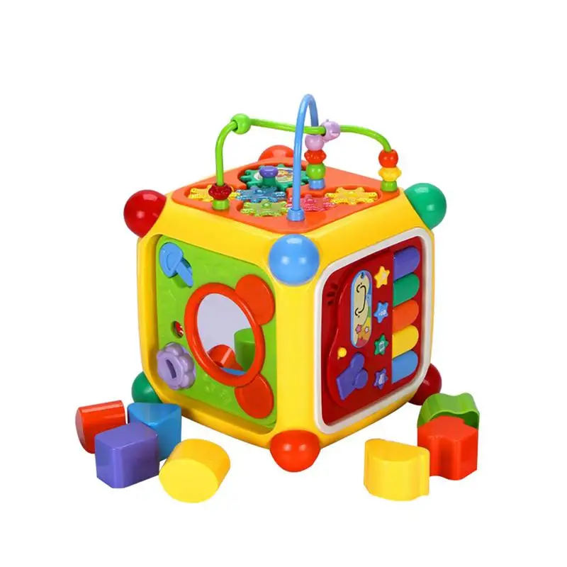 

Baby Multi-function Music Game Puzzle Wisdom Cube Baby Early Education Educational Toys 1-3 Years Old Baby Toys Gifts