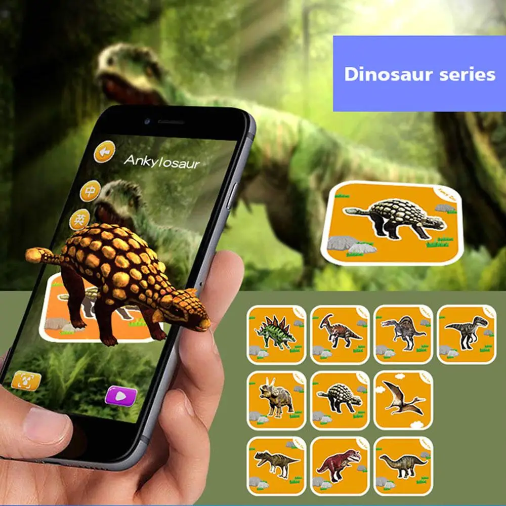 Animal dos Desenhos Cartão Animados Brinquedos Sensorial 6 Idades Educacional Fantasia Verdadeiro 68 Pcs 4d 10 Desenhos Animados Brinquedos Sensorial 6 Idades Cartão