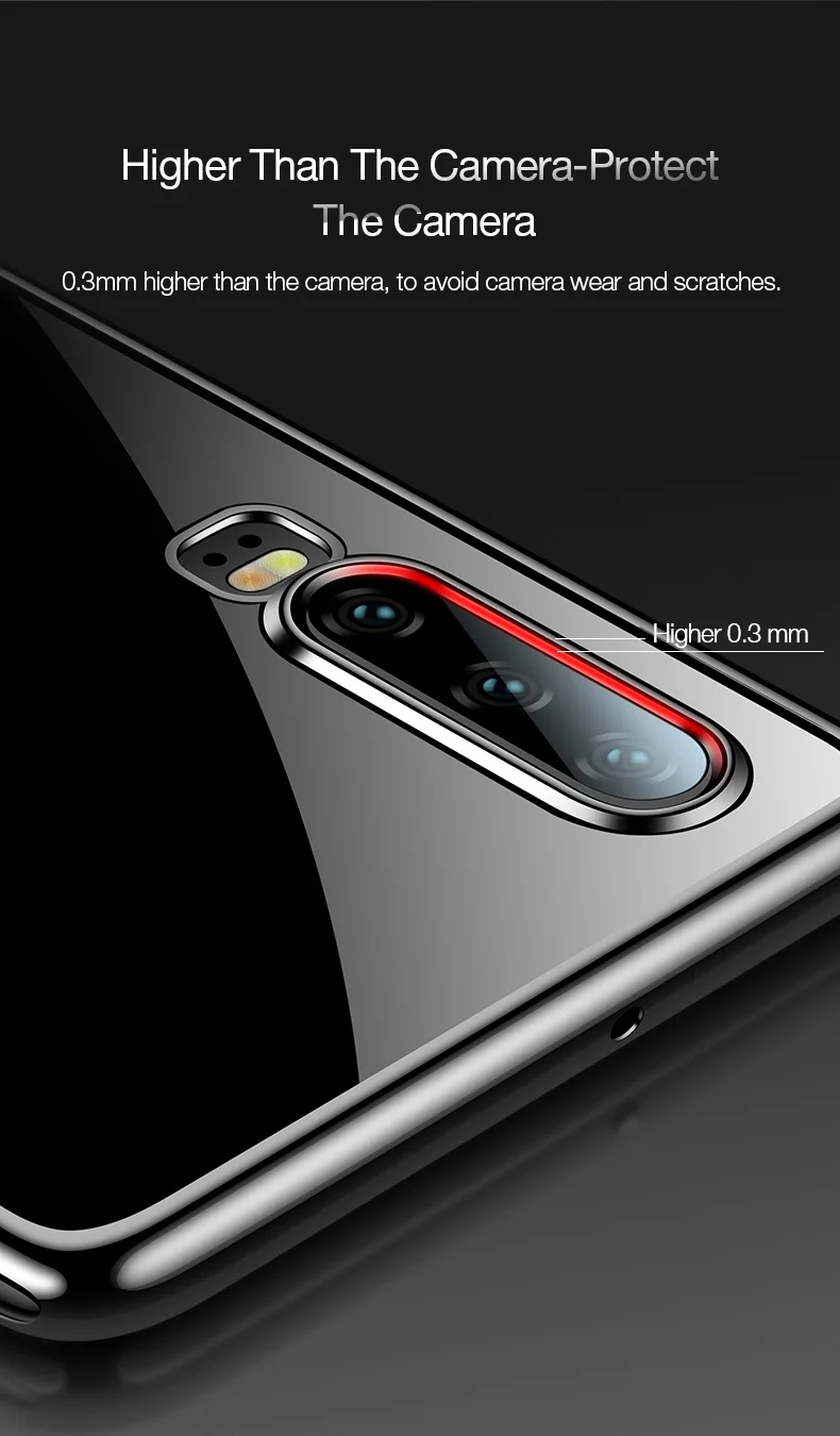 CAFELE Silicone Plating Case For Huawei P30 Pro Transparent Back Protector Ultra Thin Soft TPU Phone Cover for Huawei P30Pro (6)