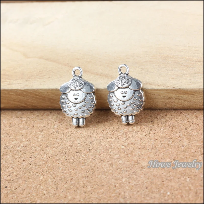 lot 8pcs Retro style flame alloy charms Pendants 18x16mm
