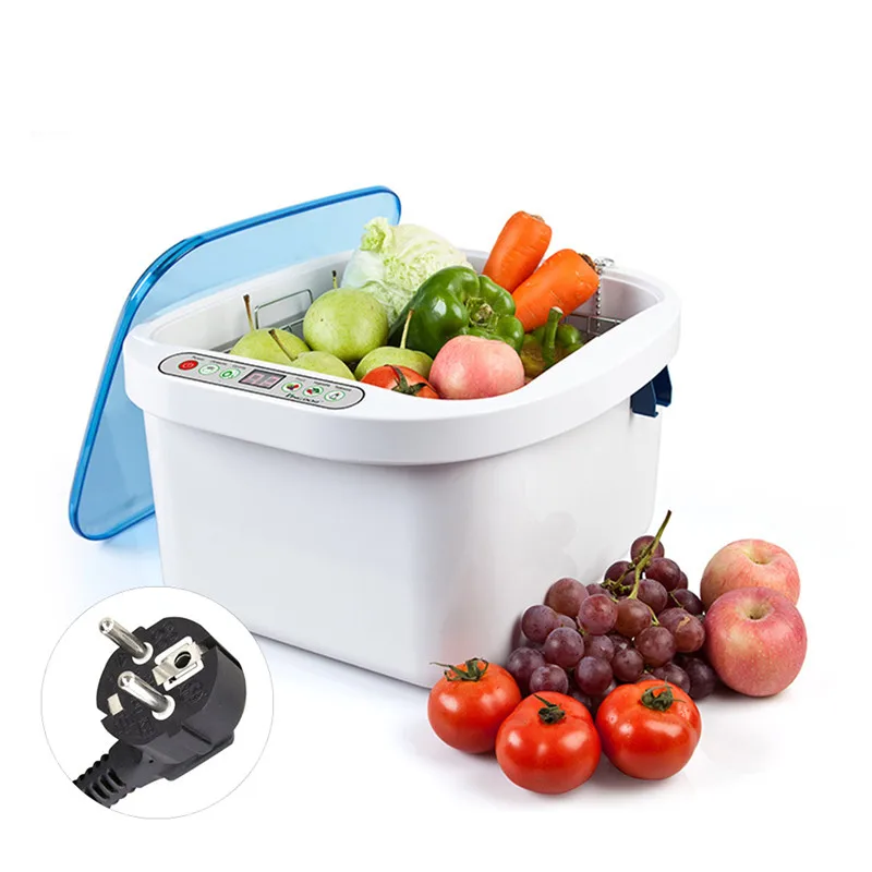 

Ultrasonic Cleaner 12.8L Ultrasonic Washing Machine with Timer 100W 40kHz Ultrasonic Baths for Fruit Seafood Vegetable Meat Fish