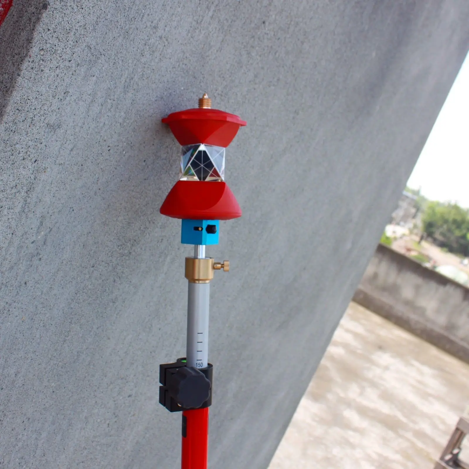 

NEW red 360 ROBOTIC PRISM FOR TOTAL STATION,Universal prism, 5/8x11 thread