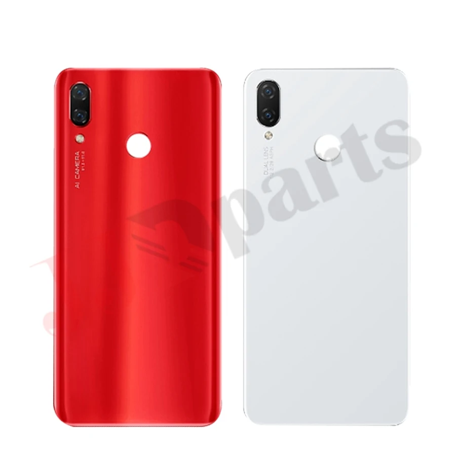 Оригинальная крышка батарейного отсека для Huawei Nova 3I Задняя стеклянная Крышка 3