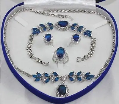 

Hot selling>>>> Women's Set Necklace Earring Ring Bracelet Bride jewelry free shipping
