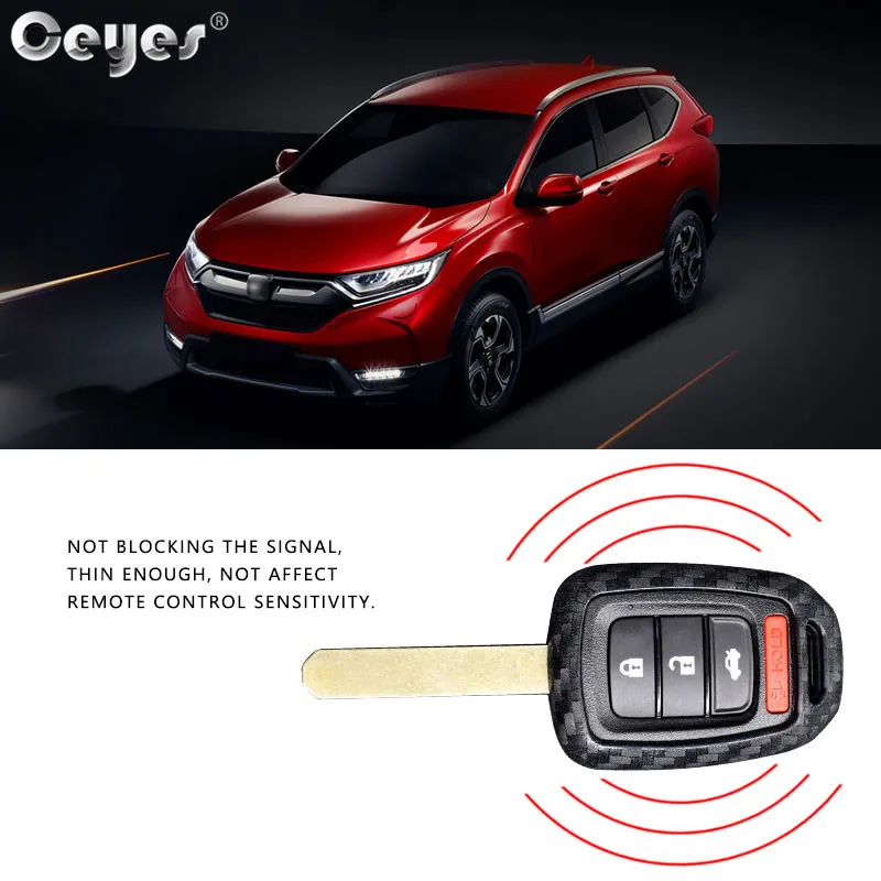 Carbon fiber key cover for HONDA  (4)