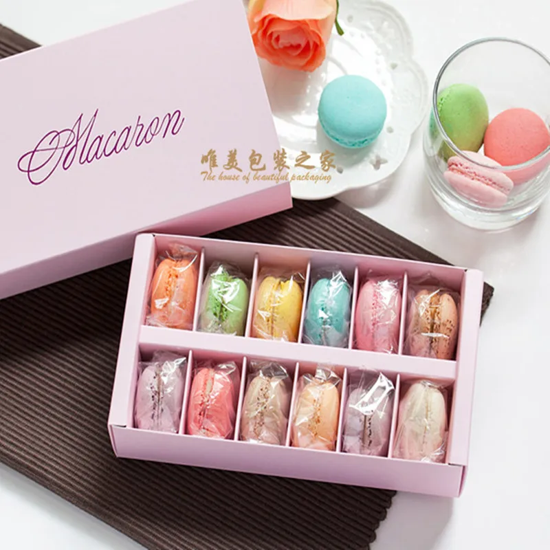 

Bronzing folding the drawer with card format Macaron box free shipping