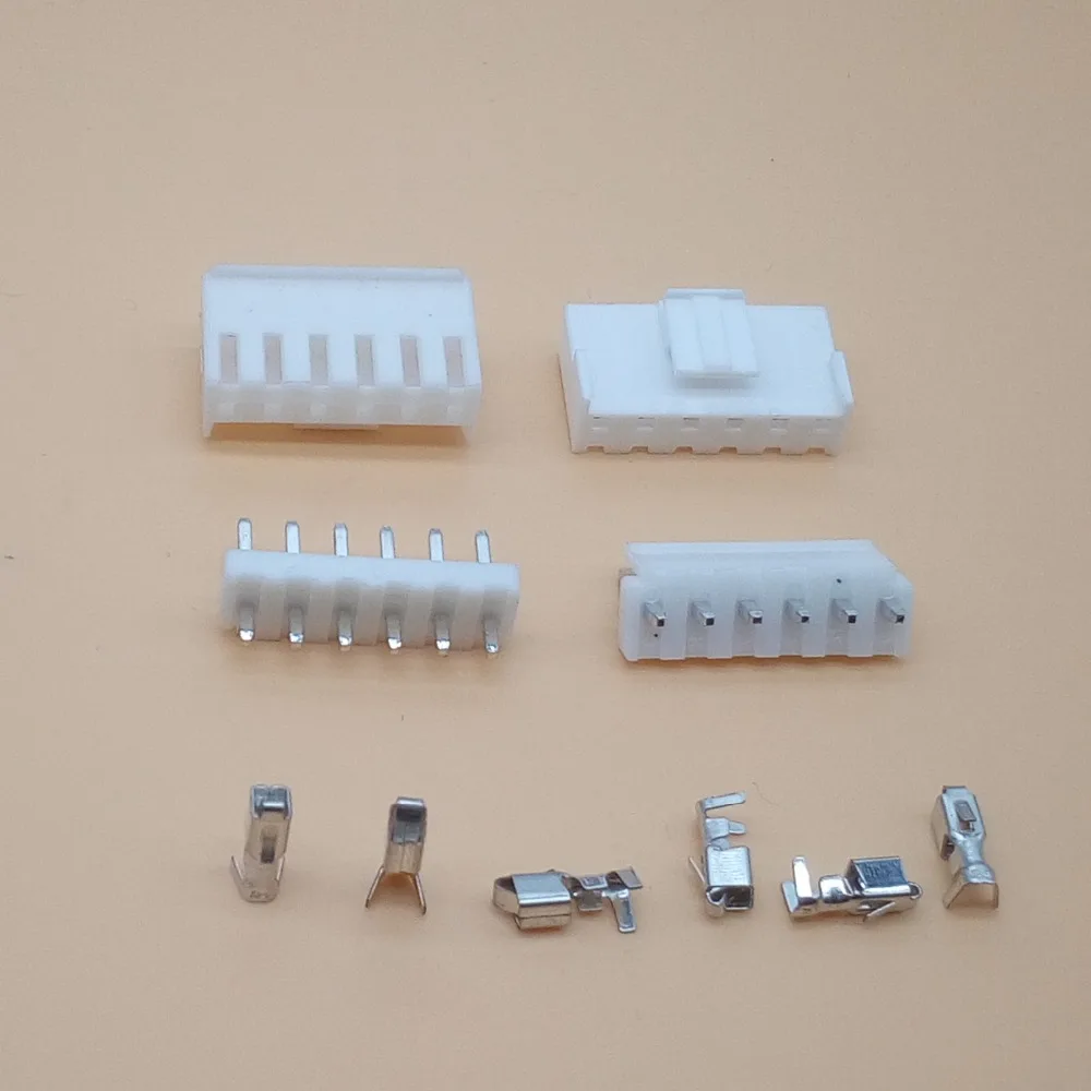 

10 set 6 pin VH3.96 Connector 3.96mm Pin Plug Terminal Needle Seat new