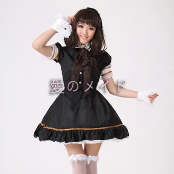 

Halloween kimon Cosplay Super Meng lolita doll black and white princess fitted / Lolita Princess animation cosplay women maid