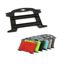 Черный Паракорд для использования на открытом воздухе катушечный шнур намотки креативный Органайзер экономичный держатель для хранения