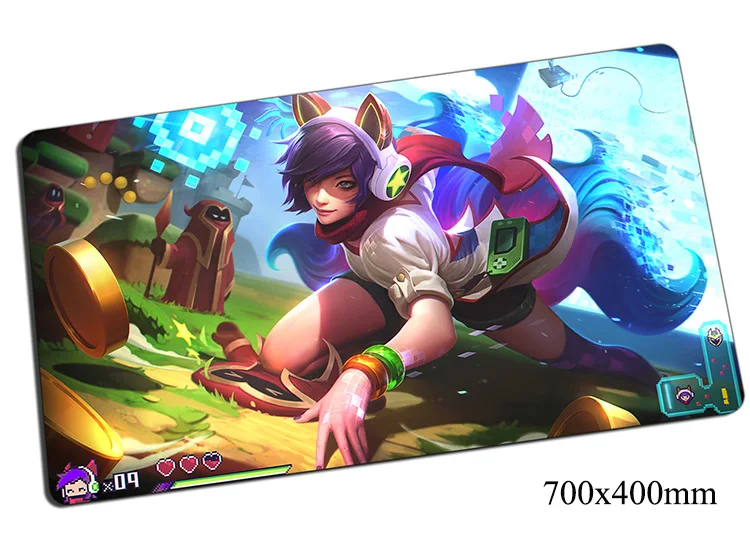 Ahri mouse pad Nine Tailed Fox gaming mousepad gear lol gamer mouse mat