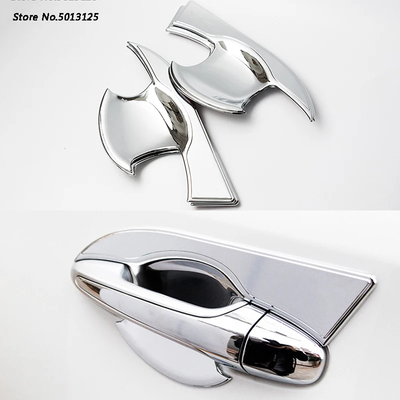 

ABS Chrome handle Protective Cover Door Handle Outer Bowls Trim For Toyota RAV4 RAV-4 2016 2017 2018 2019 Car Stylings