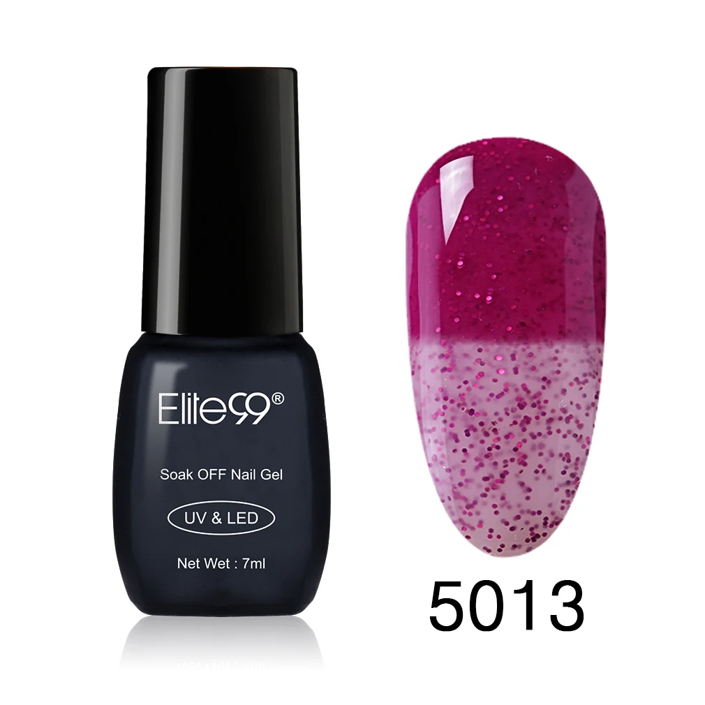 Elite99 7 мл УФ-гель для ногтей, меняющий температуру, 100 цветов, светодиодный лак для ногтей - Цвет: 5013