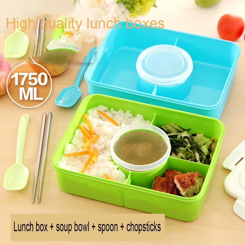 Buy Large volume 3 Cells Healthy Plastic Food