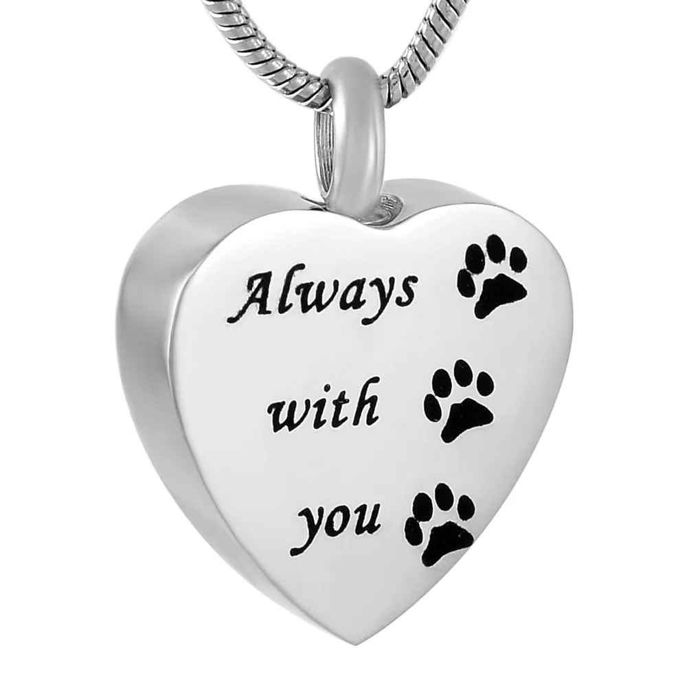 IJD9788 Free Fill Kit!Always With You Cremation Ashes Necklace for My