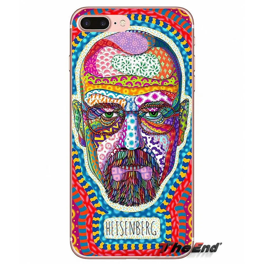 Breaking Bad Walter Heisenberg мягкий чехол для iPhone X 4 4S 5 5S 5C SE 6 6S 7 8 Plus Samsung Galaxy J1 J3 J5 J7 A3 A5 2016 2017|case