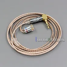Привет-res с серебряным покрытием XLR Сделано в Китае 3,5 мм 2,5 мм 4,4 мм кабель для наушников для UE11 UE18 pro QDC Gemini-S Anole V3-C V3-S V6-C LN006369
