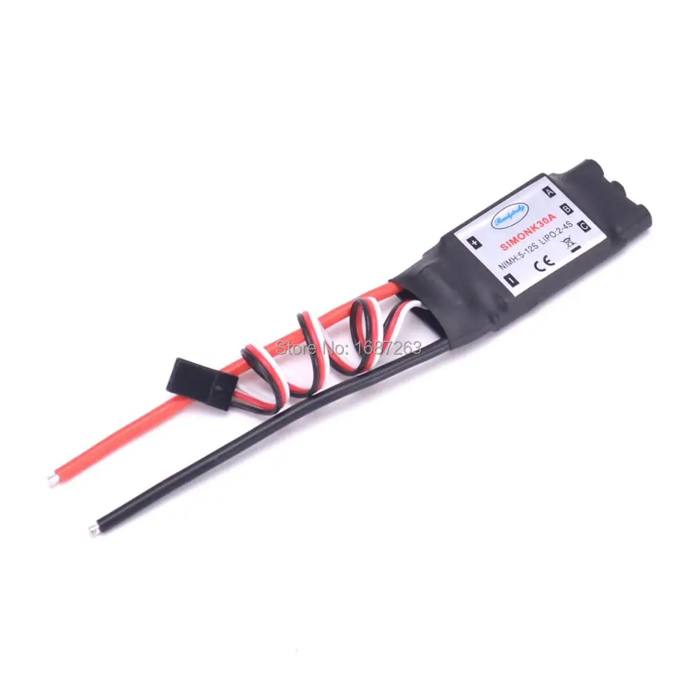 SimonK 30A ESC Brushless Speed Controller BEC 5V 2A for Quadcopter F450 X525 S500 (4)