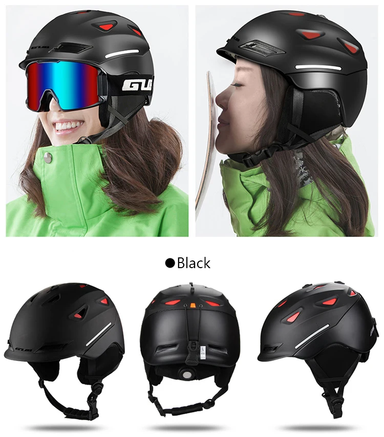 GUB, лыжный шлем, полупокрытый, безопасный, для езды на велосипеде, снега, сноуборда, спортивный шлем, дышащий, MTB, шоссейный, велосипедный шлем для взрослых