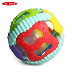 Свет детские игрушки мягкие детские погремушки яркий Цвет сцепление резиновый мяч для детей