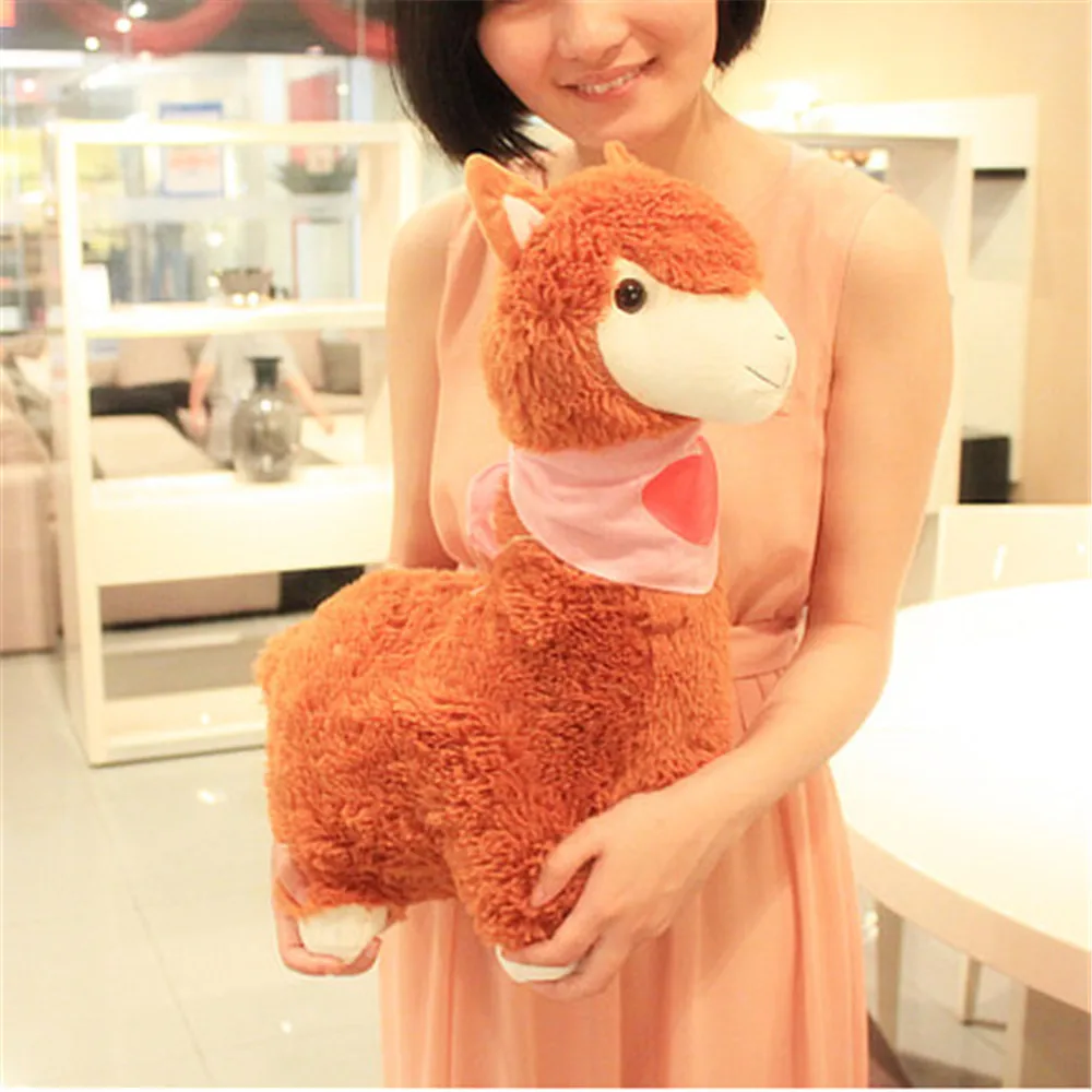 Fancytrader Soft Plush Toy Alpaca BigStuffed Animals Sheep Doll 45cm One Piece Gifts for Kids 5