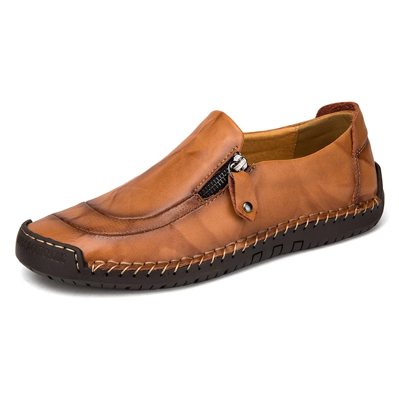 

Moccasins Men Shoes Male Loafers Flats Genuine Leather Comfortable Casual Boat Walking Driver Footwear Gommino Driving Shoes