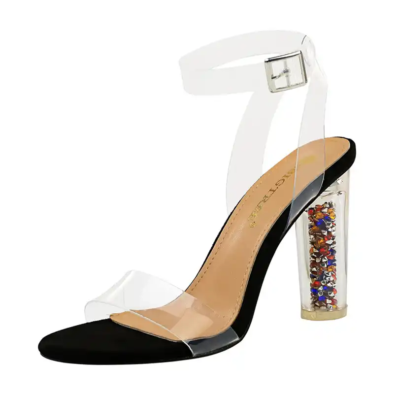 office glitter sandals