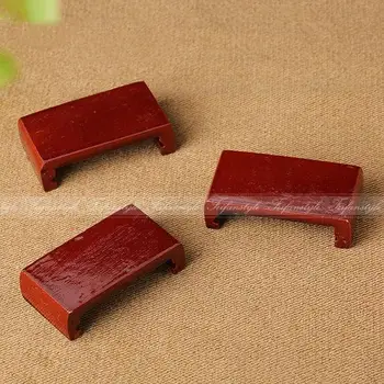 

1PC Long Hard Wood Crafted Stand For Cluster Crystal Column Display Stand A315 Natural stones and minerals