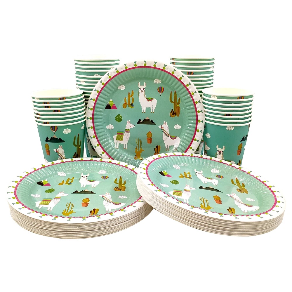 party plates and glasses