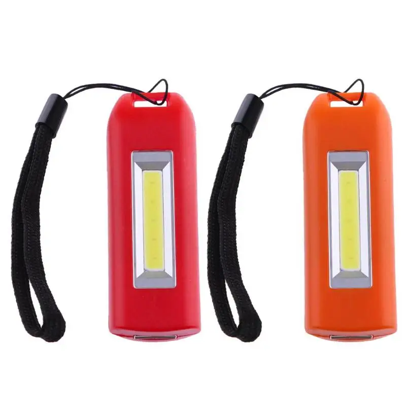 Mini Portable Flashlight USB Rechargeable COB LED Flashlight Emergency