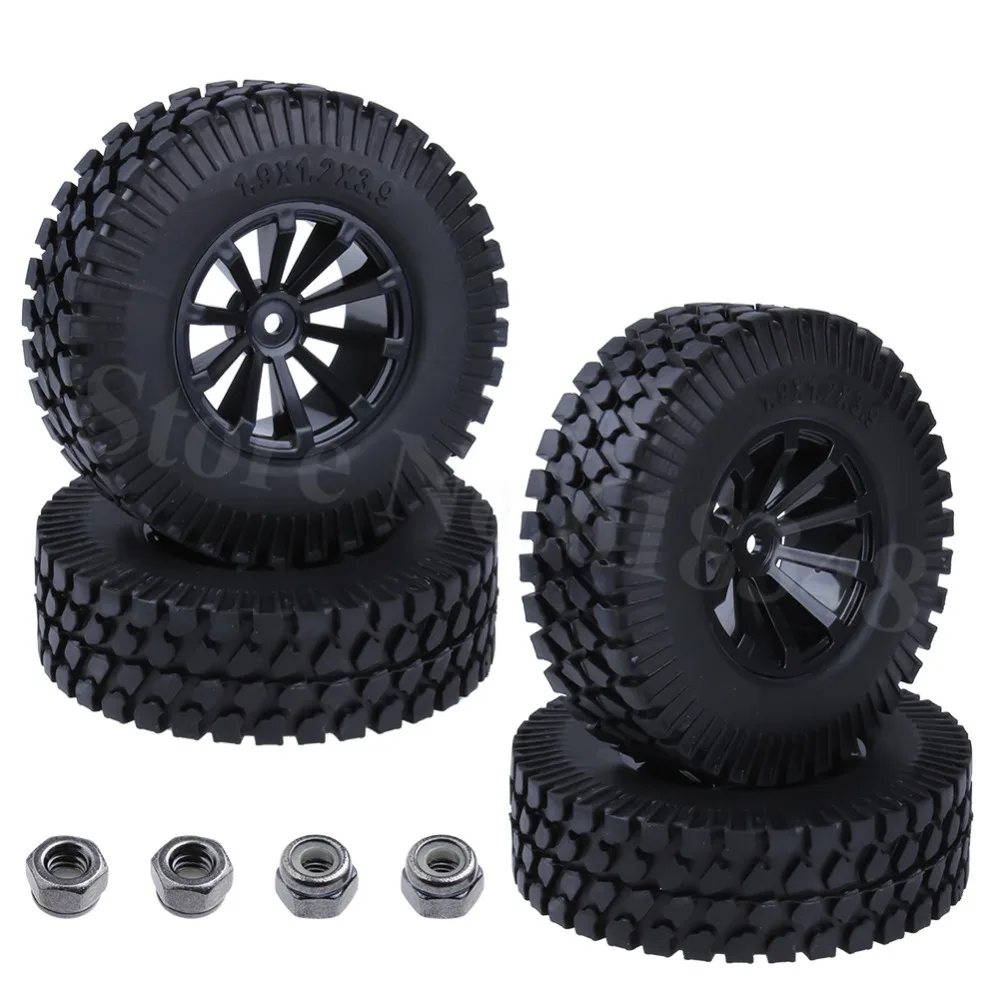 4x96 мм 1 9 дюйма шины и колесные диски с пеной 9x1 2x3 Для 1/10 RC Rock Crawler Axial SCX10 RC4WD D90 Redcat HSP