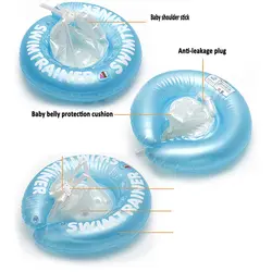 Последние Надувной круглый плавательный круг для детей Детская подушки плавающей помощи свет Цвет Мягкие резиновые одежда заплыва кольцо