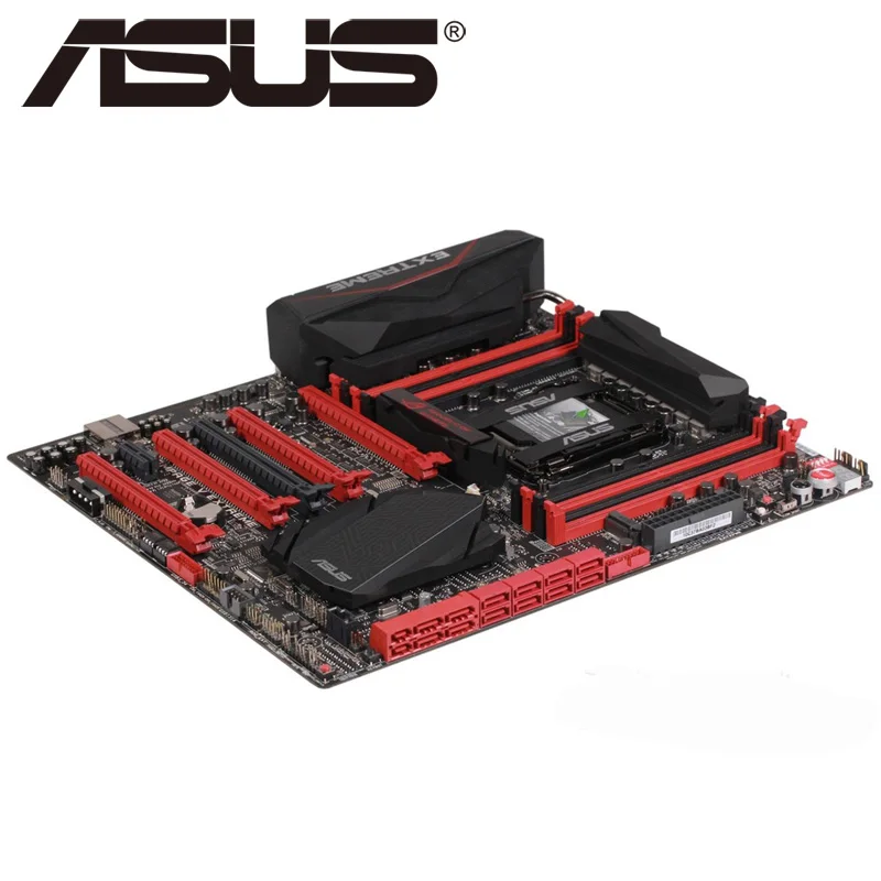 Материнская плата Asus RAMPAGE V EXTREME X99 Socket LGA 2011 V3 i7 X DDR4 128G ATX UEFI BIOS оригинальная б/у