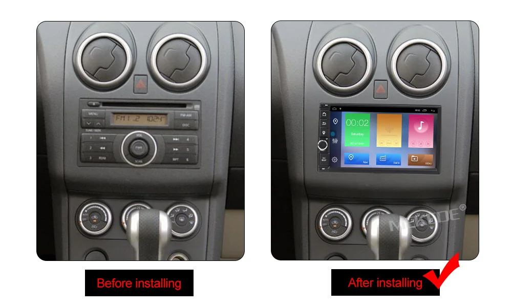 Clearance HD 2Din Android 9.1 2+32G Car Radio Stereo Multimedia Player GPS Navi For Universal TOYOTA Nissan Kia RAV4 FJ CRUISER ALPHARD 8