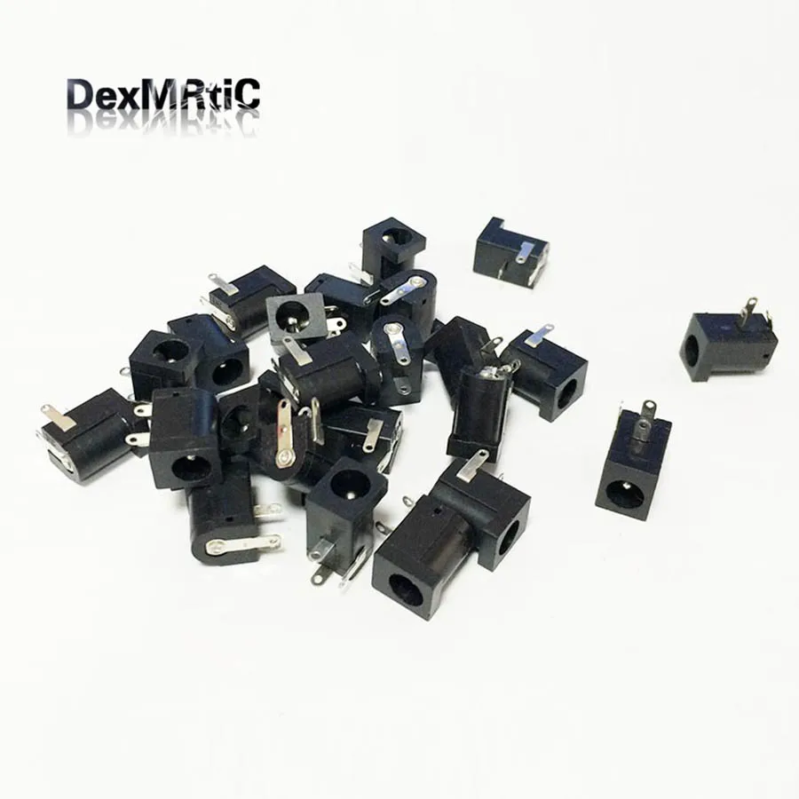100 шт. DC разъем питания 5 5*2 1 мм DC2.1 30V 0.5A Круглый контактный НОВАЯ оптовая цена |
